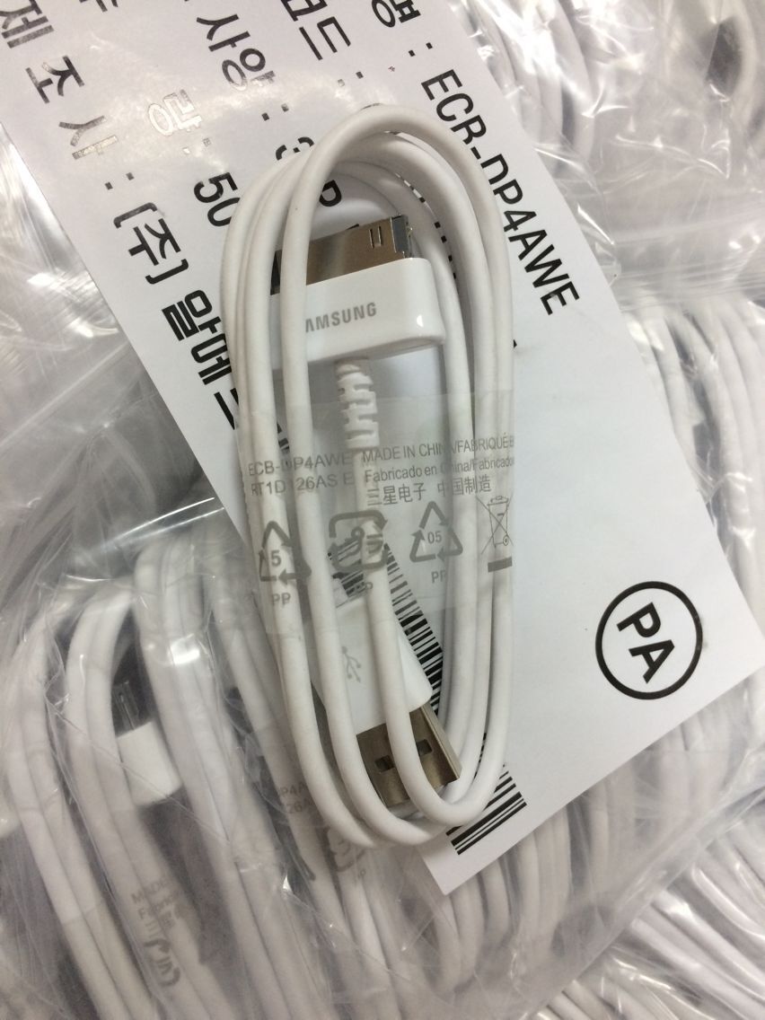 Samsung Tablet Cable for Galaxy P5100/P5110/N8000/P739/M190S 1m ECB